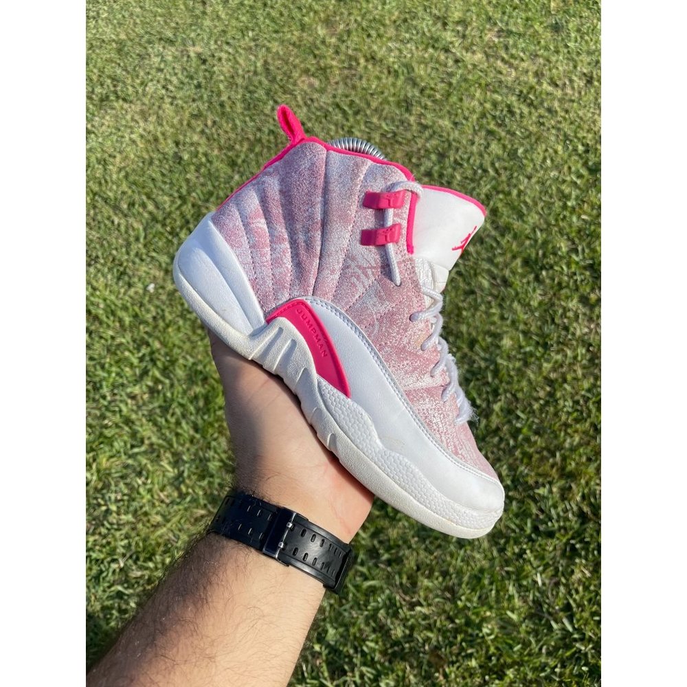 Nike Air Jordan 12 Retro Arctic Punch GS 510815-101 Size 5Y - 6.5W